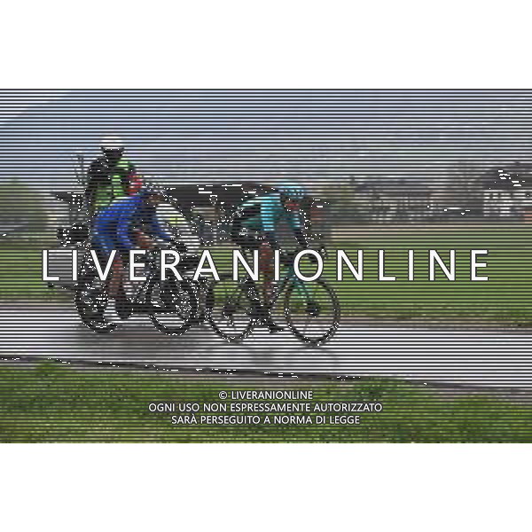 22-04-2022 Tour Of The Alps; Tappa 05 Lienz - Lienz; 2022, Groupama - Fdj; 2022, Astana - Qazaqstan; Pinot, Thibaut; De La Cruz, David; ©SIROTTI/AGENZIA ALDO LIVERANI SAS