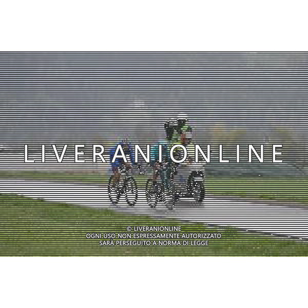 22-04-2022 Tour Of The Alps; Tappa 05 Lienz - Lienz; 2022, Groupama - Fdj; 2022, Astana - Qazaqstan; Pinot, Thibaut; De La Cruz, David; ©SIROTTI/AGENZIA ALDO LIVERANI SAS