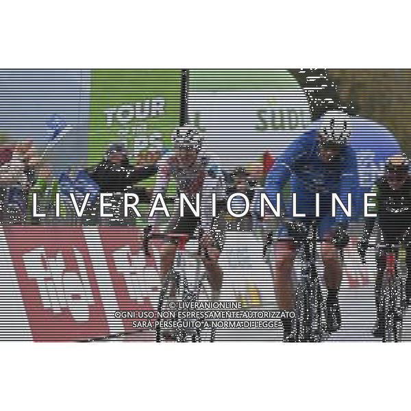 22-04-2022 Tour Of The Alps; Tappa 05 Lienz - Lienz; 2022, Groupama - Fdj; 2022, Ag2r - Citroen; Valter, Attila; Gall, Felix; Lienz; ©SIROTTI/AGENZIA ALDO LIVERANI SAS