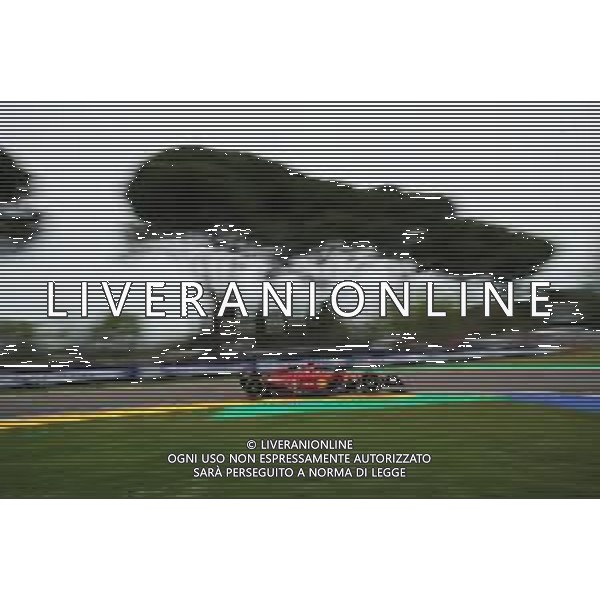IMOLA 23-04-2022 GRAN PREMIO ROLEX GP DEL MADE IN ITALY E DELL\'EMILIA ROMAGNA NELLA FOTO CARLOS SAINZ ALLA VARIANTE ALTA CURVA GRESINI DELL\'AUTODROMO "ENZO E DINO FERRARI" DI IMOLA ©SANNA/AG ALDO LIVERANI SAS