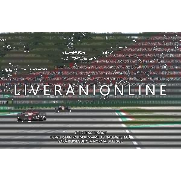 IMOLA 23 04 2022 GRAN PREMIO DI FORMULA 1 ROLEX MADE IN ITALY E DELL\'EMILIA ROMAGNA NELLA FOTO CHARLES LECLERC FERRARI E MAX VERSTAPPEN RED BULL ©SANNA/AG ALDO LIVERANI SAS