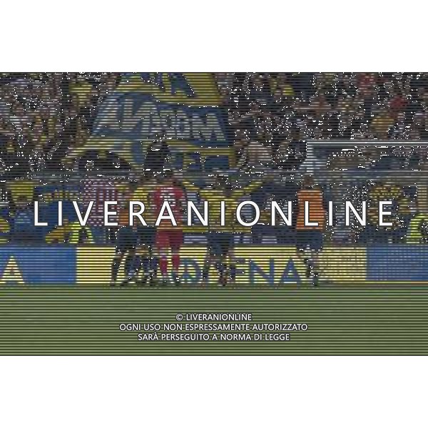 Foto Alessandro Castaldi/AGENZIA ALDO LIVERANI SAS Modena Vs Pontedera - Serie C Lega Pro 2021/2022 - 23/04/22 Modena, - Stadio Alberto Braglia - Italia - Nella foto: esultanza Goal Tommaso Silvestri (Modena) ©ACastaldi/AG ALDO LIVERANI SAS