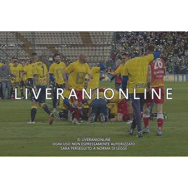 Foto Alessandro Castaldi/AGENZIA ALDO LIVERANI SAS Modena Vs Pontedera - Serie C Lega Pro 2021/2022 - 23/04/22 Modena, - Stadio Alberto Braglia - Italia - Nella foto: festeggiamenti del Modena finito la partita - Esultanza Promozione serie B ©ACastaldi/AG ALDO LIVERANI SAS