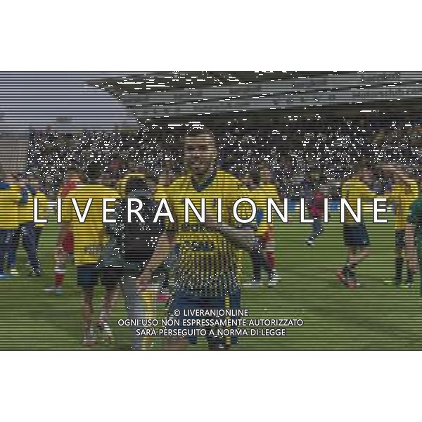 Foto Alessandro Castaldi/AGENZIA ALDO LIVERANI SAS Modena Vs Pontedera - Serie C Lega Pro 2021/2022 - 23/04/22 Modena, - Stadio Alberto Braglia - Italia - Nella foto: festeggiamenti del Modena finito la partita - Promozione serie B Scadi Oukhadda (Modena) ©ACastaldi/AG ALDO LIVERANI SAS