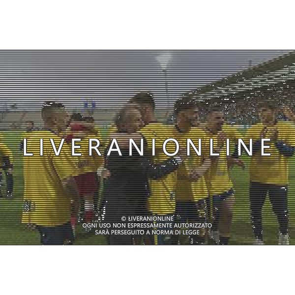 Foto Alessandro Castaldi/AGENZIA ALDO LIVERANI SAS Modena Vs Pontedera - Serie C Lega Pro 2021/2022 - 23/04/22 Modena, - Stadio Alberto Braglia - Italia - Nella foto: festeggiamenti del Modena finito la partita - Promozione serie B - attilio tesser ©ACastaldi/AG ALDO LIVERANI SAS