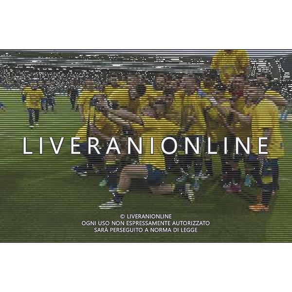 Foto Alessandro Castaldi/AGENZIA ALDO LIVERANI SAS Modena Vs Pontedera - Serie C Lega Pro 2021/2022 - 23/04/22 Modena, - Stadio Alberto Braglia - Italia - Nella foto: festeggiamenti del Modena finito la partita - Promozione serie B ©ACastaldi/AG ALDO LIVERANI SAS