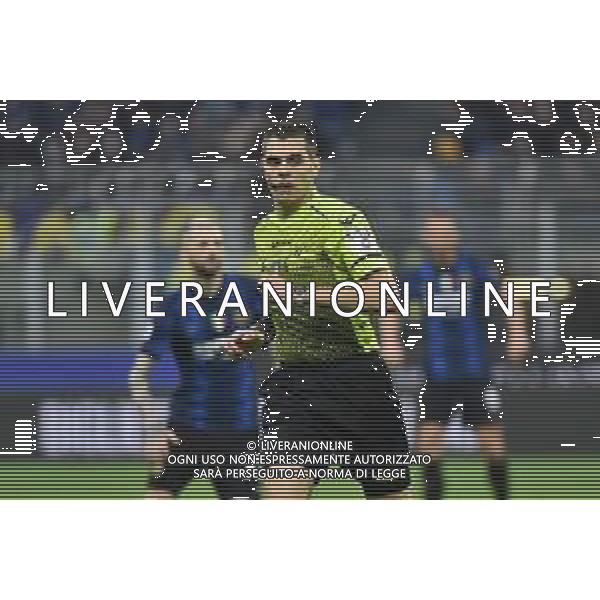 l\'arbitro Simone Sozza di Seregno (MB) Inter vs Roma Campionato Serie A TIM - 34a giornata Milano 23-04-2022 Stadio Giuseppe Meazza - San Siro foto Roberto Garavaglia/ag. Aldo Liverani sas/AG ALDO LIVERANI SAS