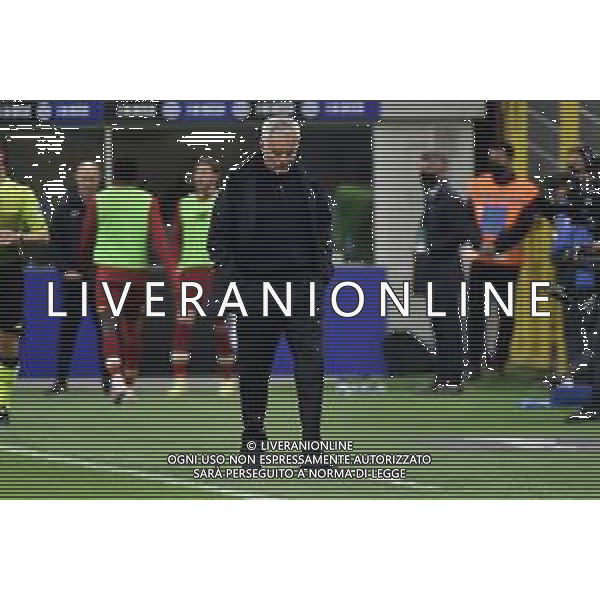 Jose\' Mourinho allenatore Roma delusione Inter vs Roma Campionato Serie A TIM - 34a giornata Milano 23-04-2022 Stadio Giuseppe Meazza - San Siro foto Roberto Garavaglia/ag. Aldo Liverani sas/AG ALDO LIVERANI SAS
