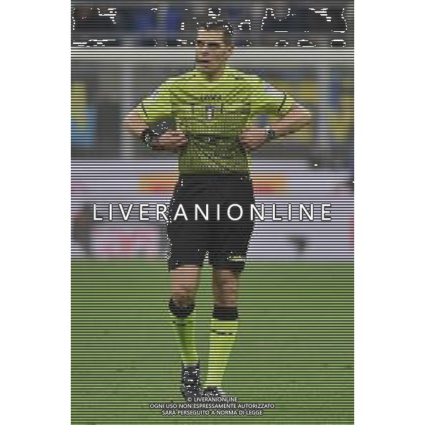 l\'arbitro Simone Sozza di Seregno (MB) Inter vs Roma Campionato Serie A TIM - 34a giornata Milano 23-04-2022 Stadio Giuseppe Meazza - San Siro foto Roberto Garavaglia/ag. Aldo Liverani sas/AG ALDO LIVERANI SAS