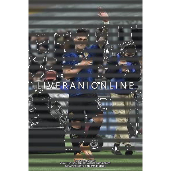 Lautaro Martinez (Inter) dopo la sostituzione Inter vs Roma Campionato Serie A TIM - 34a giornata Milano 23-04-2022 Stadio Giuseppe Meazza - San Siro foto Roberto Garavaglia/ag. Aldo Liverani sas/AG ALDO LIVERANI SAS