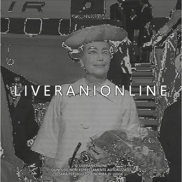 RETROSPETTIVA JOAN CRAWFORD ATTRICE NELLA FOTO JOAN CRAWFORD A ROMA NELL\'ANNO 1961 AG ALDO LIVERANI SAS