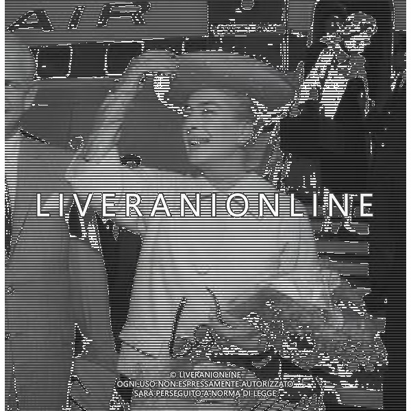 RETROSPETTIVA JOAN CRAWFORD ATTRICE NELLA FOTO JOAN CRAWFORD A ROMA NELL\'ANNO 1961 AG ALDO LIVERANI SAS