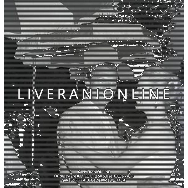 RETROSPETTIVA JOAN CRAWFORD ATTRICE NELLA FOTO JOAN CRAWFORD A ROMA NELL\'ANNO 1952 AG ALDO LIVERANI SAS