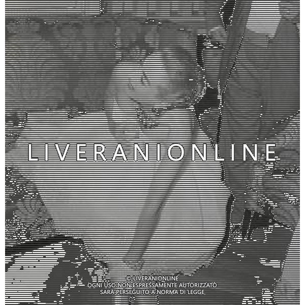 RETROSPETTIVA JOAN CRAWFORD ATTRICE NELLA FOTO JOAN CRAWFORD A ROMA NELL\'ANNO 1952 AG ALDO LIVERANI SAS