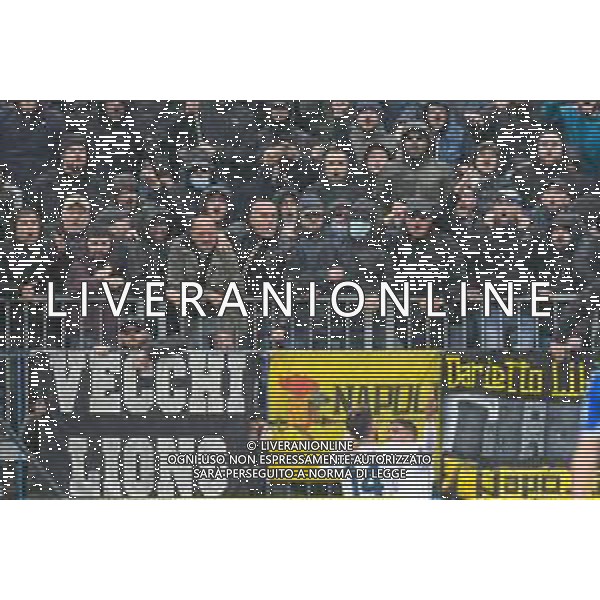 Fabio Fagiolini/LMedia - Empoli FC vs SSC Napoli - italian soccer Serie A match 2021/2022 April 24 2022 - Carlo Castellani stadium Empoli, Italy Empoli FC vs SSC Napoli Photo showing: Lorenzo Insigne (Napoli) celebrates with teammates after scoring the 2-0 goal under fans @Fabio Fagiolini/LiveMedia ag aldo liverani sas