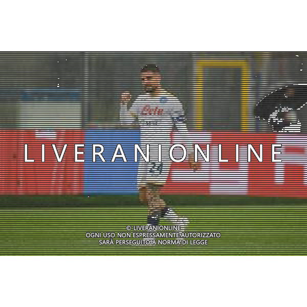 Fabio Fagiolini/LMedia - Empoli FC vs SSC Napoli - italian soccer Serie A match 2021/2022 April 24 2022 - Carlo Castellani stadium Empoli, Italy Empoli FC vs SSC Napoli Photo showing: Lorenzo Insigne (Napoli) celebrates after scoring the 2-0 goal @Fabio Fagiolini/LiveMedia ag aldo liverani sas