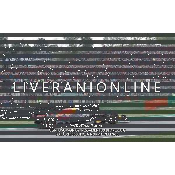 IMOLA 24-04-2022 GRAN PREMIO ROLEX GP DEL MADE IN ITALY E DELL\'EMILIA ROMAGNA NELLA FOTO MAX VERSTAPPEN ALLA CURVA DELLA RIVAZZA ©SANNA/ AGENZIA ALDO LIVERANI SAS