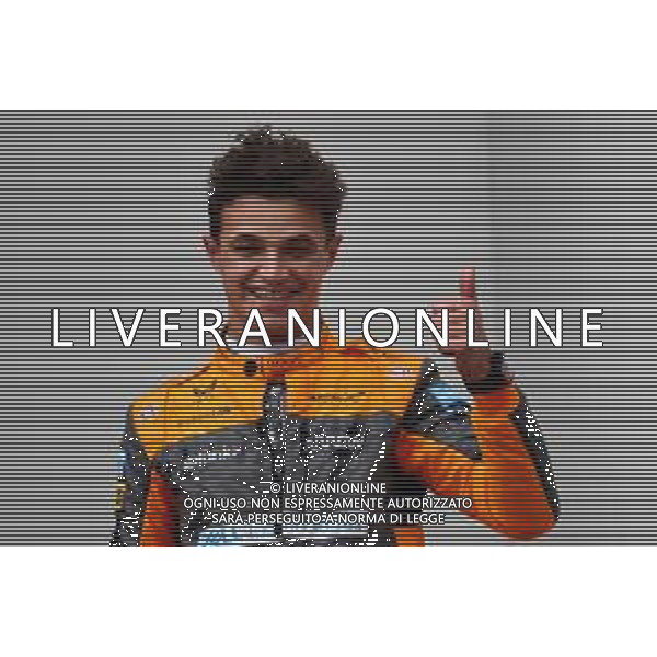 3rd place Lando Norris (GBR) McLaren MCL36. 24.04.2022. Formula 1 World Championship, Rd 4, Emilia Romagna Grand Prix, Imola, Italy, Race Day. - www.xpbimages.com, EMail: requests@xpbimages.com © Copyright: Batchelor / XPB Images/ AGENZIA ALDO LIVERANI SAS - ITALY ONLY EDITORIAL USE ONLY