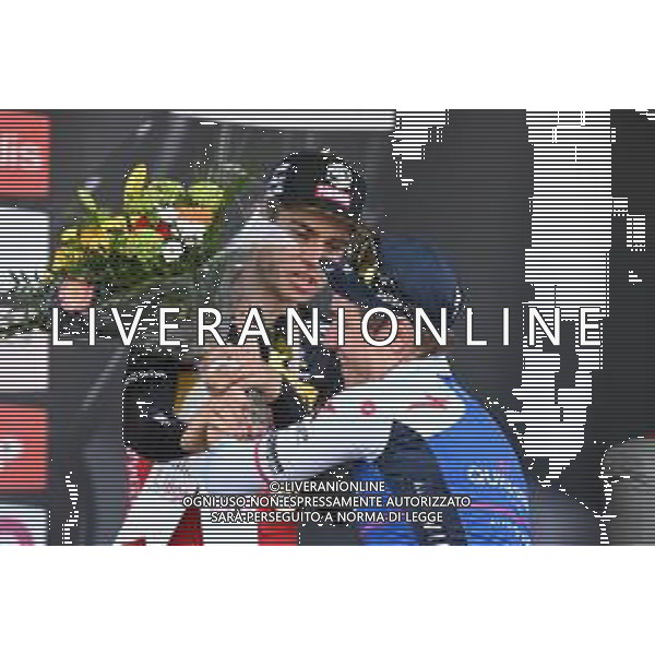 24-04-2022 Liege - Bastogne - Liege; 2022, Quick Step - Alpha Vinyl; 2022, Jumbo - Visma; Evenepoel, Remco; Van Aert, Wout; Liegi; ©SIROTTI/ AGENZIA ALDO LIVERANI SAS