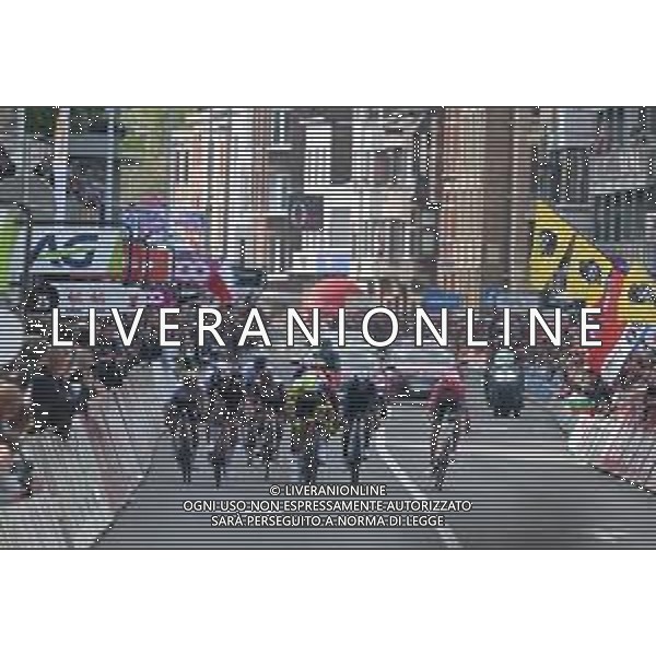 24-04-2022 Liege - Bastogne - Liege; 2022, Intermarche - Wanty Gobert; 2022, Jumbo - Visma; Hermans, Quinten; Van Aert, Wout; Liegi; ©SIROTTI/ AGENZIA ALDO LIVERANI SAS