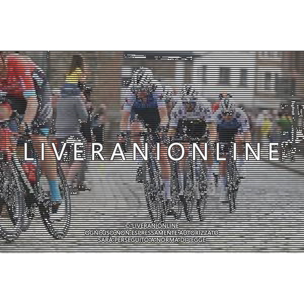 24-04-2022 Liege - Bastogne - Liege; 2022, Quick Step - Alpha Vinyl; Serry, Pieter; Alaphilippe, Julian; Stavelot; ©SIROTTI/ AGENZIA ALDO LIVERANI SAS
