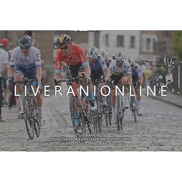 24-04-2022 Liege - Bastogne - Liege; 2022, Bahrain - Victorious; Sanchez Leon, Luis Gil; Stavelot; ©SIROTTI/ AGENZIA ALDO LIVERANI SAS