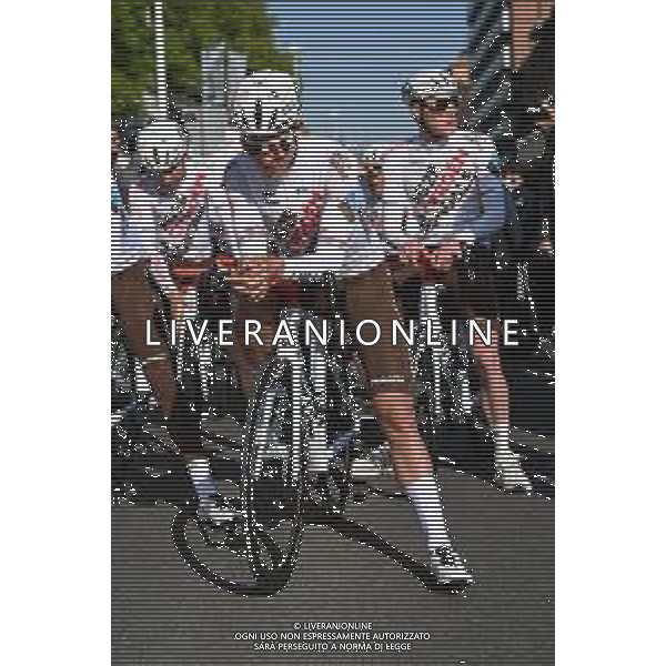 24-04-2022 Liege - Bastogne - Liege; 2022, Ag2r - Citroen; Jungels, Bob; Liegi; ©SIROTTI/ AGENZIA ALDO LIVERANI SAS