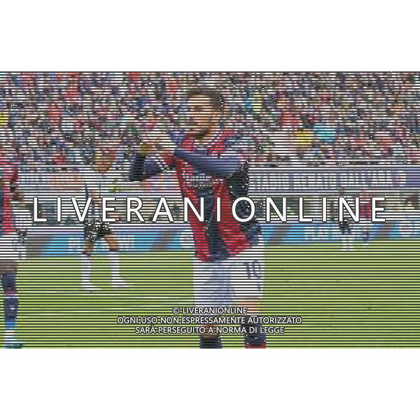 BOLOGNA - UDINESE CAMPIONATO CALCIO SERIE A TIM 24.04.2022 NELLA FOTO ESULTANZA DI NICOLA SANSONE DOPO IL SUO GOAL ©VILLANI / AGENZIA ALDO LIVERANI SAS