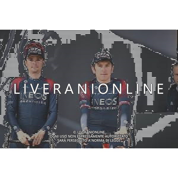 24-04-2022 Liege - Bastogne - Liege; 2022, Ineos - Grenadiers; Pidcock, Thomas; Geraint, Thomas; Cote De La Roche En Ardenne; ©SIROTTI/ AGENZIA ALDO LIVERANI SAS