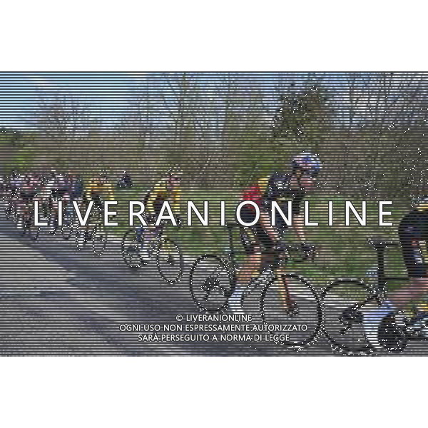 24-04-2022 Liege - Bastogne - Liege; 2022, Jumbo - Visma; Van Aert, Wout; Cote De La Roche En Ardenne; ©SIROTTI/ AGENZIA ALDO LIVERANI SAS