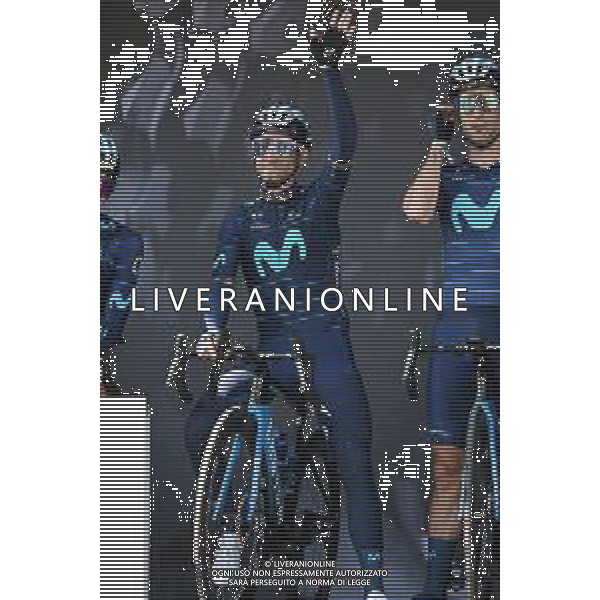 24-04-2022 Liege - Bastogne - Liege; 2022, Movistar; Valverde, Alejandro; Cote De La Roche En Ardenne; ©SIROTTI/ AGENZIA ALDO LIVERANI SAS
