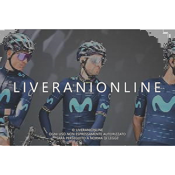 24-04-2022 Liege - Bastogne - Liege; 2022, Movistar; Valverde, Alejandro; Cote De La Roche En Ardenne; ©SIROTTI/ AGENZIA ALDO LIVERANI SAS