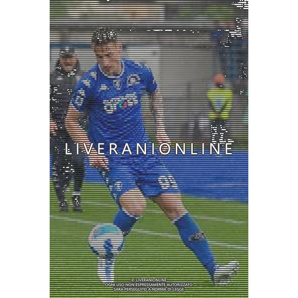 Fabio Fagiolini/LMedia - Empoli FC vs SSC Napoli - italian soccer Serie A match 2021/2022 April 24 2022 - Carlo Castellani stadium Empoli, Italy Empoli FC vs SSC Napoli Photo showing: Andrea Pinamonti (Empoli) @Fabio Fagiolini/LiveMedia AG ALDO LIVERANI SAS