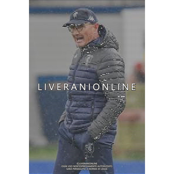 Fabio Fagiolini/LMedia - Empoli FC vs SSC Napoli - italian soccer Serie A match 2021/2022 April 24 2022 - Carlo Castellani stadium Empoli, Italy Empoli FC vs SSC Napoli Photo showing: Head Coach Aurelio Andreazzoli (Empoli) @Fabio Fagiolini/LiveMedia AG ALDO LIVERANI SAS