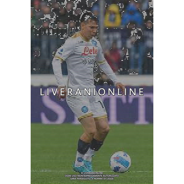 Fabio Fagiolini/LMedia - Empoli FC vs SSC Napoli - italian soccer Serie A match 2021/2022 April 24 2022 - Carlo Castellani stadium Empoli, Italy Empoli FC vs SSC Napoli Photo showing: Hirving Lozano (Napoli) @Fabio Fagiolini/LiveMedia AG ALDO LIVERANI SAS
