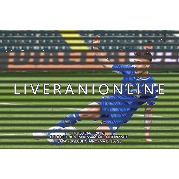 Fabio Fagiolini/LMedia - Empoli FC vs SSC Napoli - italian soccer Serie A match 2021/2022 April 24 2022 - Carlo Castellani stadium Empoli, Italy Empoli FC vs SSC Napoli Photo showing: Mattia Viti (Empoli) @Fabio Fagiolini/LiveMedia AG ALDO LIVERANI SAS