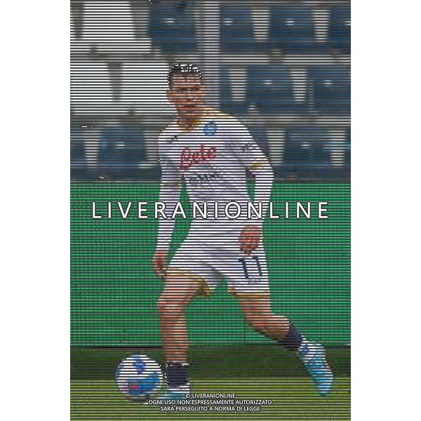 Fabio Fagiolini/LMedia - Empoli FC vs SSC Napoli - italian soccer Serie A match 2021/2022 April 24 2022 - Carlo Castellani stadium Empoli, Italy Empoli FC vs SSC Napoli Photo showing: Hirving Lozano (Napoli) @Fabio Fagiolini/LiveMedia AG ALDO LIVERANI SAS