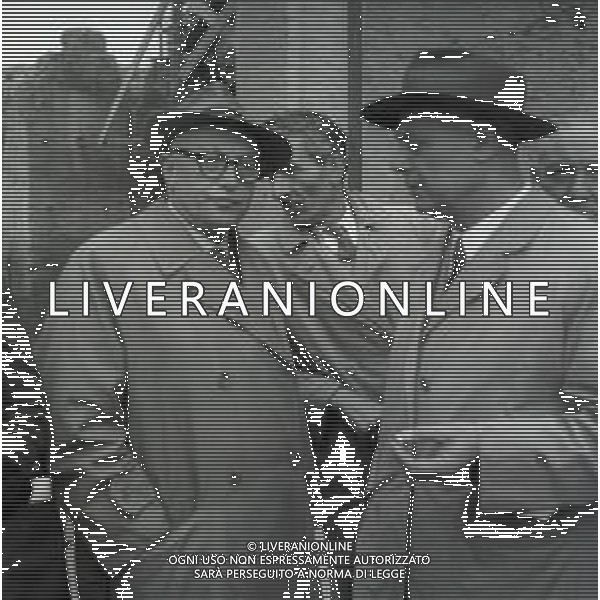 RETROSPETTIVA PIETRO NENNI POLITICO NELLA FOTO NENNI PIETRO A ROMA NELL\'ANNO 1946 IN UN COMIZIO FOTO SANDRO VESPASIANI-AG ALDO LIVERANI SAS 