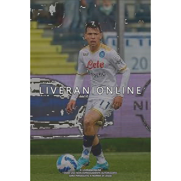 Fabio Fagiolini/LMedia - Empoli FC vs SSC Napoli - italian soccer Serie A match 2021/2022 April 24 2022 - Carlo Castellani stadium Empoli, Italy Empoli FC vs SSC Napoli Photo showing: Hirving Lozano (Napoli) @Fabio Fagiolini/LiveMedia AG ALDO LIVERANI SAS