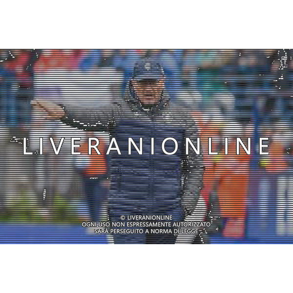 Fabio Fagiolini/LMedia - Empoli FC vs SSC Napoli - italian soccer Serie A match 2021/2022 April 24 2022 - Carlo Castellani stadium Empoli, Italy Empoli FC vs SSC Napoli Photo showing: Head Coach Aurelio Andreazzoli (Empoli) @Fabio Fagiolini/LiveMedia AG ALDO LIVERANI SAS