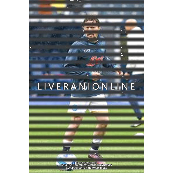 Fabio Fagiolini/LMedia - Empoli FC vs SSC Napoli - italian soccer Serie A match 2021/2022 April 24 2022 - Carlo Castellani stadium Empoli, Italy Empoli FC vs SSC Napoli Photo showing: Mario Rui (Napoli) warm-up @Fabio Fagiolini/LiveMedia AG ALDO LIVERANI SAS