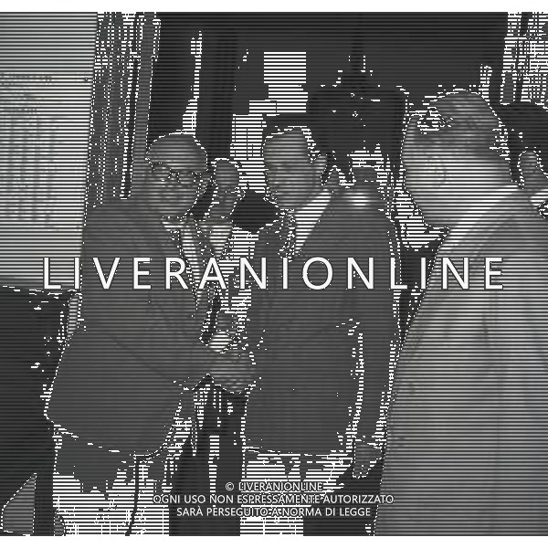 RETROSPETTIVA PIETRO NENNI POLITICO NELLA FOTO NENNI PIETRO CON MATTEO MATTEOTTI A ROMA NELL\'ANNO 1950 AG ALDO LIVERANI SAS