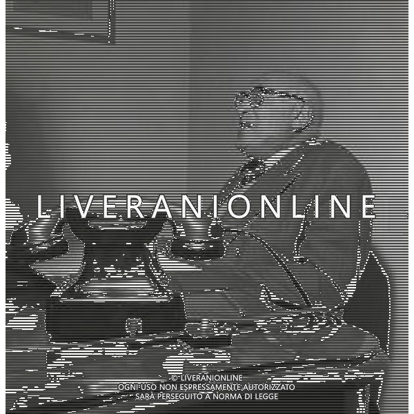 RETROSPETTIVA PIETRO NENNI POLITICO  NELLA FOTO PIETRO NENNI A ROMA NELL\'ANNO 1950  AG ALDO LIVERANI SAS