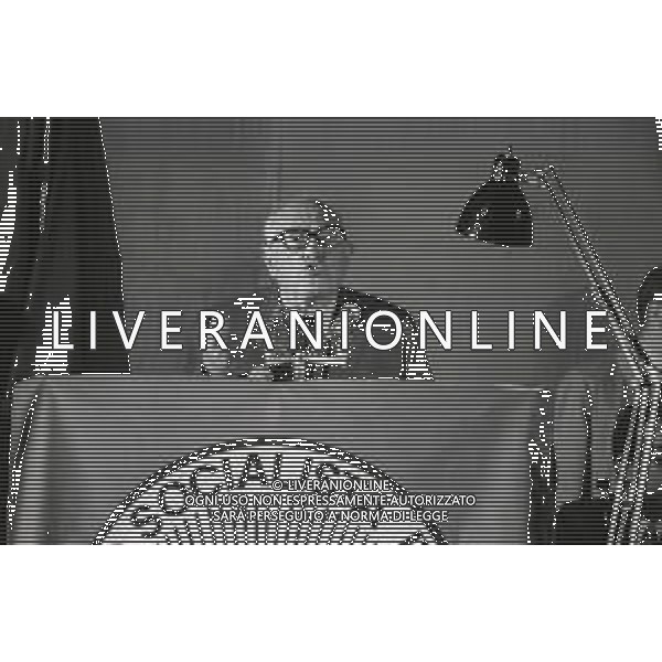 RETROSPETTIVA PIETRO NENNI POLITICO NELLA FOTO NENNI PIETRO A GENOVA NELL\'ANNO 1972 AL CONGRESSO DEL PARTITO SOCIALISTA ITALIANO AG ALDO LIVERANI SAS 