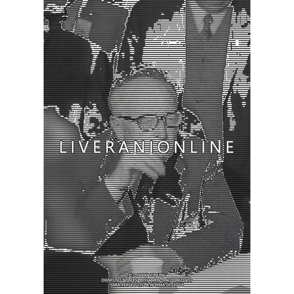 RETROSPETTIVA PIETRO NENNI POLITICO NELLA FOTO NENNI PIETRO A GENOVA NELL\'ANNO 1972 AL CONGRESSO DEL PARTITO SOCIALISTA ITALIANO AG ALDO LIVERANI SAS 