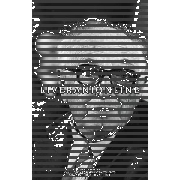 RETROSPETTIVA PIETRO NENNI POLITICO NELLA FOTO NENNI PIETRO A ROMA NELL\'ANNO 1976 AL CONGRESSO DEL PARTITO SOCIALISTA ITALIANO AG ALDO LIVERANI SAS 