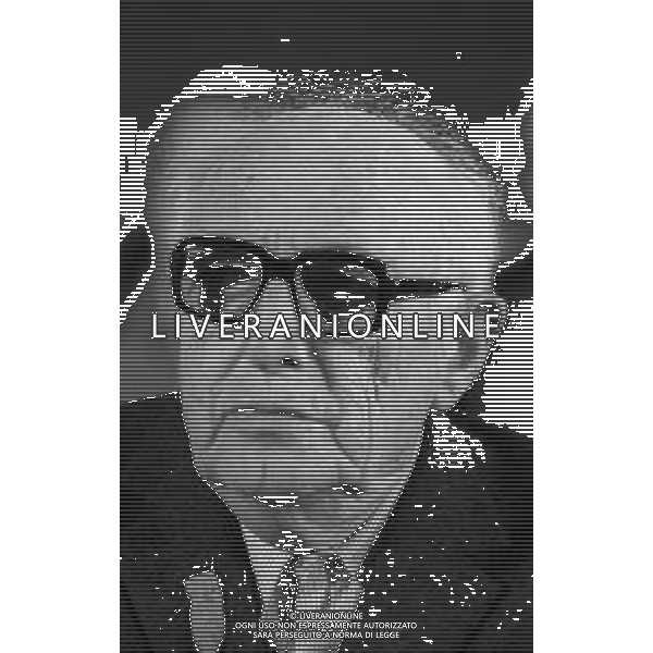 RETROSPETTIVA PIETRO NENNI POLITICO NELLA FOTO NENNI PIETRO A ROMA NELL\'ANNO 1976 AL CONGRESSO DEL PARTITO SOCIALISTA ITALIANO AG ALDO LIVERANI SAS 