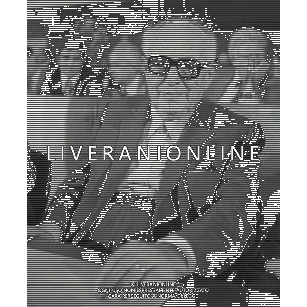 RETROSPETTIVA PIETRO NENNI POLITICO NELLA FOTO NENNI PIETRO A ROMA NELL\'ANNO 1976 AL CONGRESSO DEL PARTITO SOCIALISTA ITALIANO AG ALDO LIVERANI SAS 