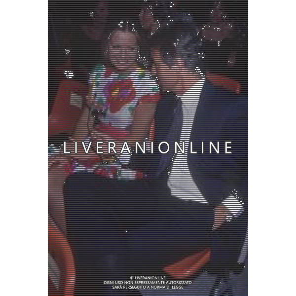 RETROSPETTIVA CATHERINE SPAAK ATTRICE NELLA FOTO CON IL MARITO DANIEL REY NEL 1990 ©Archivio Giovanni Liverani/AGENZIA ALDO LIVERANI SAS