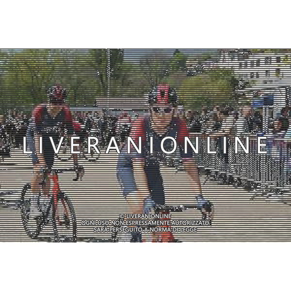 27-04-2022 Tour De Romandie; Tappa 01 La Grande Beroche - Romont; 2022, Ineos - Grenadiers; Geraint, Thomas; La Grande Beroche; ©SIROTTI/AGENZIA ALDO LIVERANI SAS